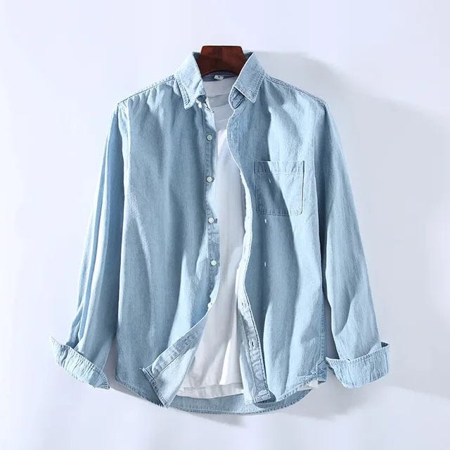 Ethan Denim Button-Up