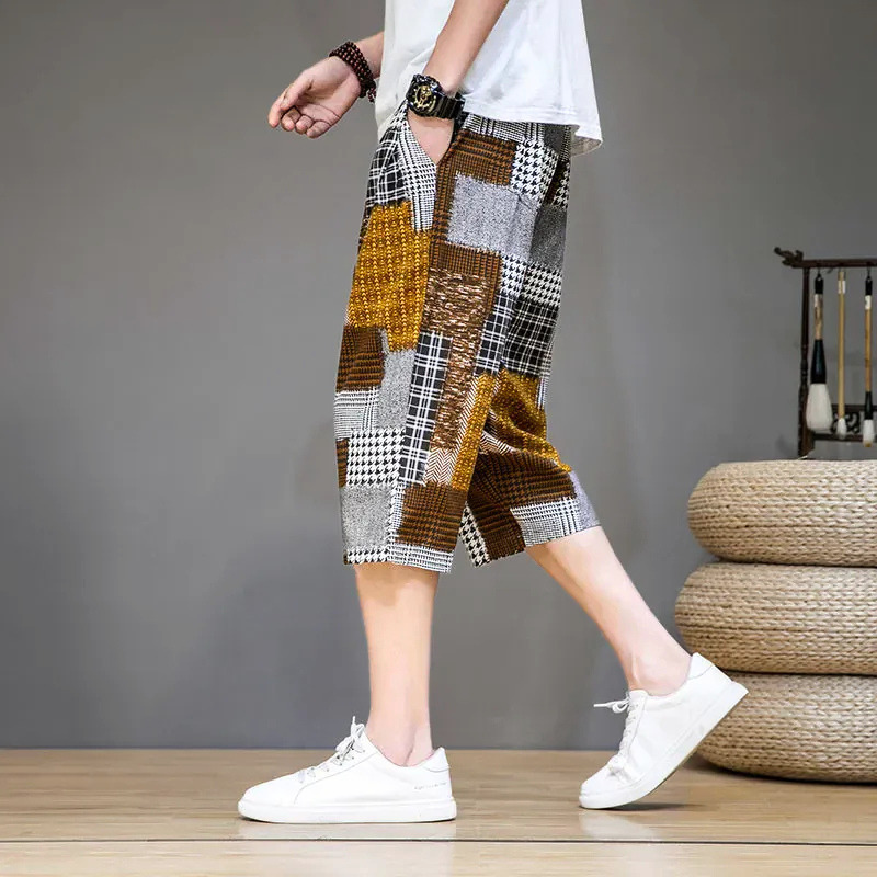 Mosaic Patchwork Shorts